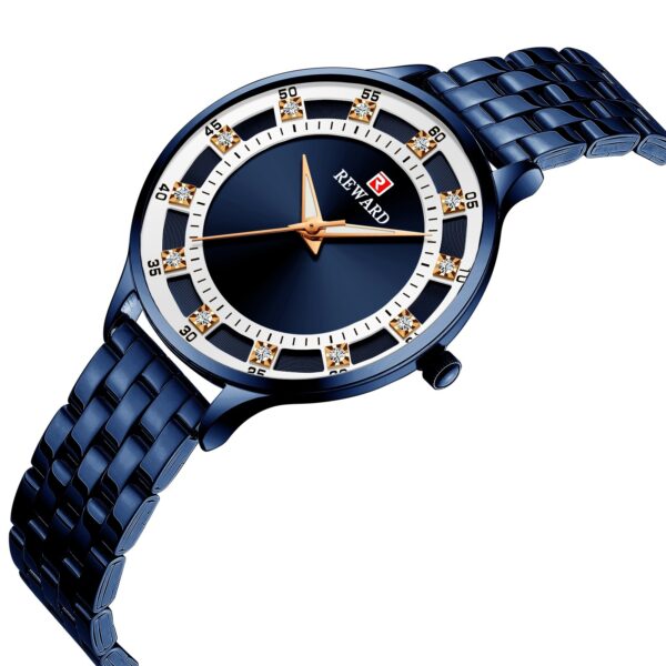 Fashion Steel Belt Quartz Diamond Women's Watch Waterproof - Image 4