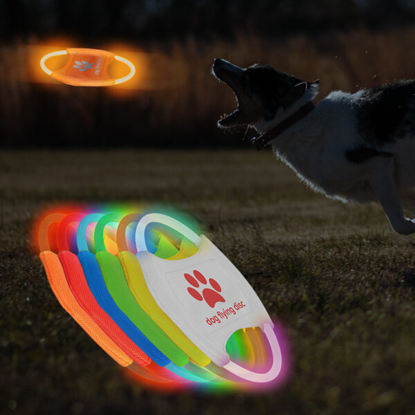 Dog Flying Discs Light Glowing LED LuminousTrainning Interactive Toys Game Flying Discs Dog Toy Pet Dog Accessories Pet Products - Image 5