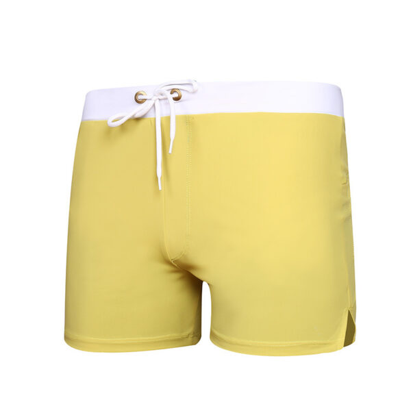 Men's Color Matching Beach Swim Trunks - Image 9