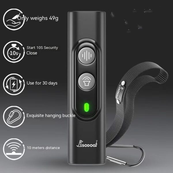 High Power Portable Ultrasonic Dog Repellent Device - Image 2