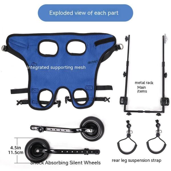 Pet Disabled Dog Wheelchair Scooter - Image 5