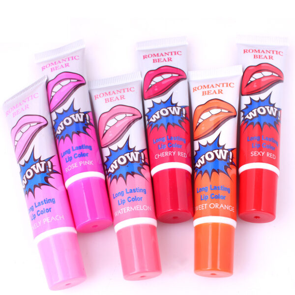 Amazing 6 Colors Peel Off Liquid Lipstick Waterproof Long Lasting Lip Gloss Mask Moisturizer Makeup Tear Pull Lip Lint Cosmetic - Image 3