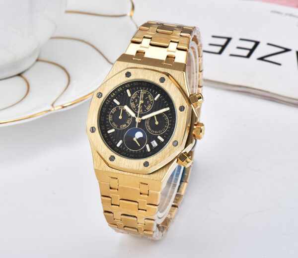 Men's Fashion Seven-pin Work Quartz Watch - Image 5