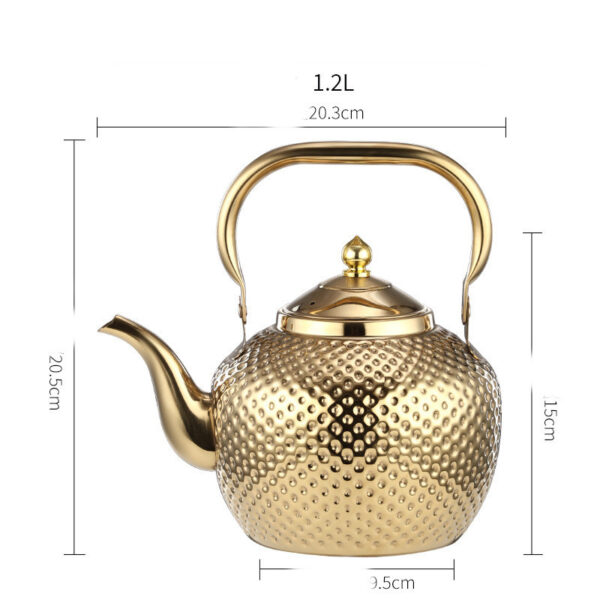 Spherical Handle Stainless Steel With Strainer Household Tea Table Kettle - Image 2