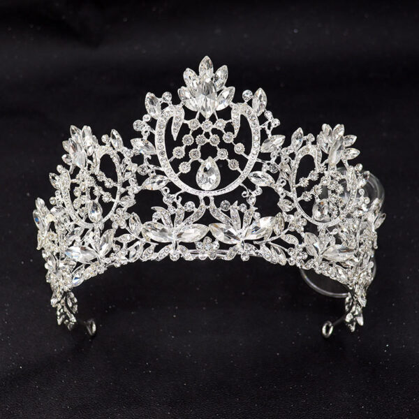 Flower Horse Eye Atmospheric Bride Crown Photography Birthday Show Tiara - Image 5