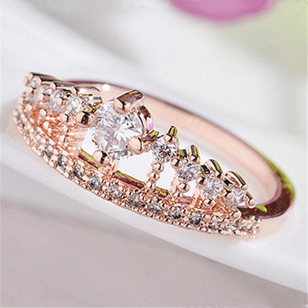 Micro-set crown ring - Image 4