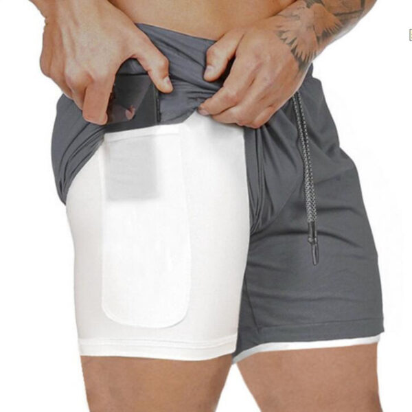 Double mesh men's shorts - Image 5