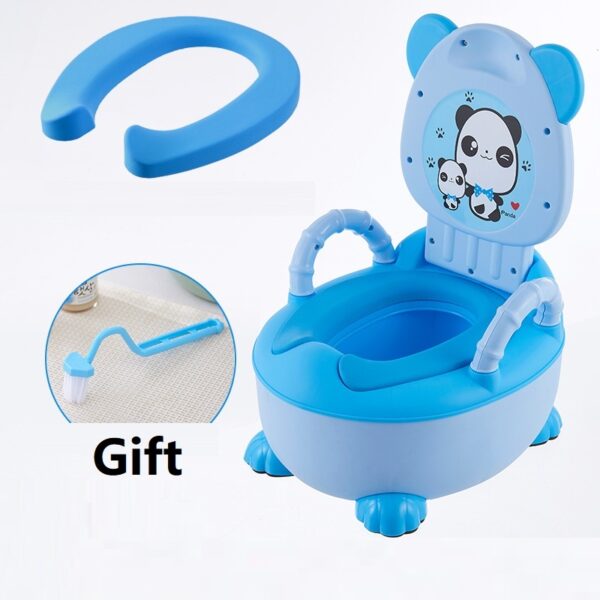 Children's potty baby toilet seat back portable comfort basin - Image 2