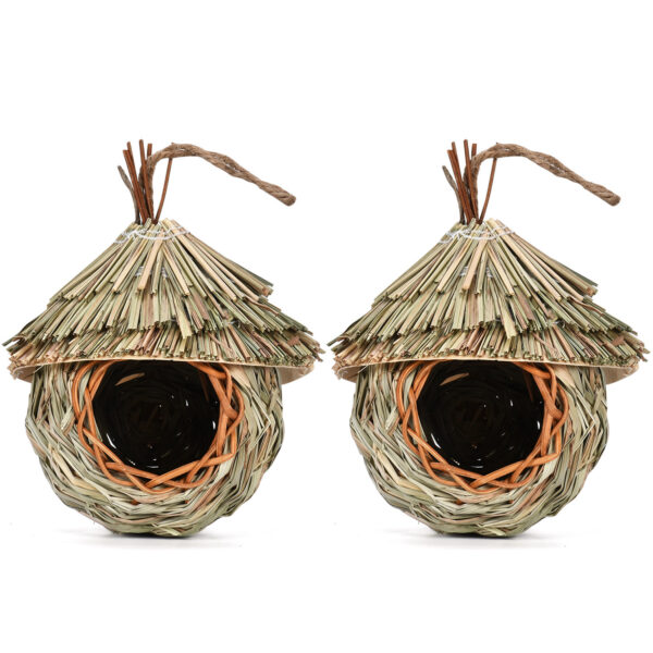 Creative Hanging Straw Bird Nest Manual Environment Layout - Image 7