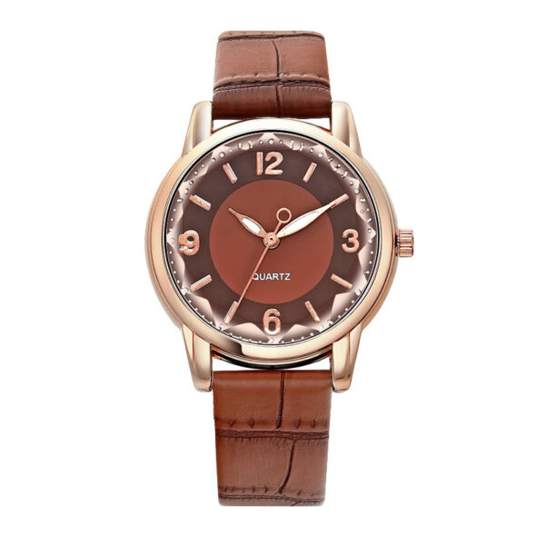 Women's Two-tone Dial Belt Quartz Watch - Image 5