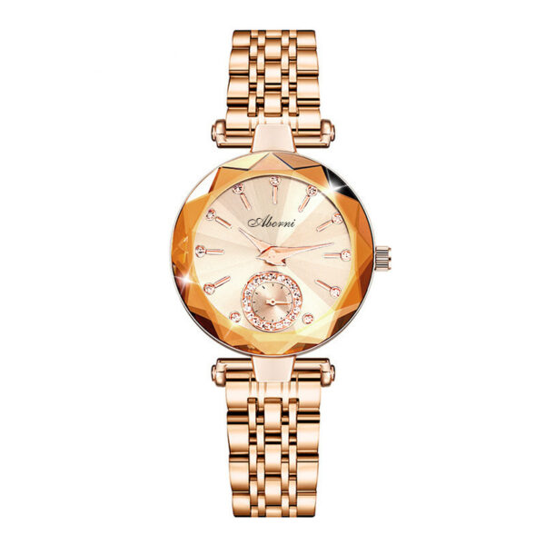 Women's Fashion Simple Cut Quartz Watch - Image 5