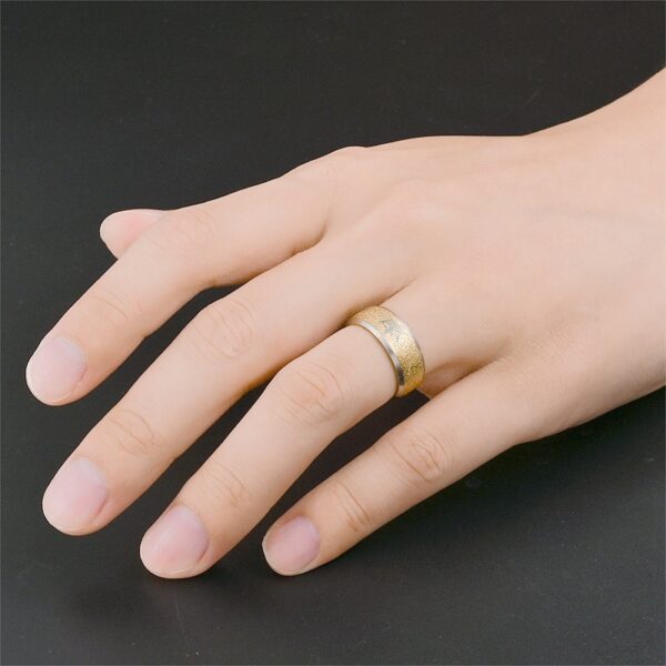 Titanium Steel Couple Ring Fashion Hand Accessories - Image 4