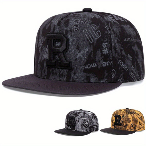 European And American R Letter Embroidery Fashion Street Hip Hop Hat - Image 9