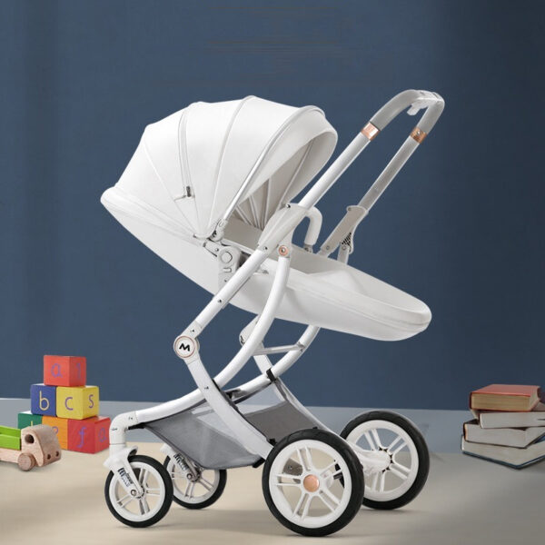 New Luxury Baby Stroller Carriage With Car Seat - Image 5