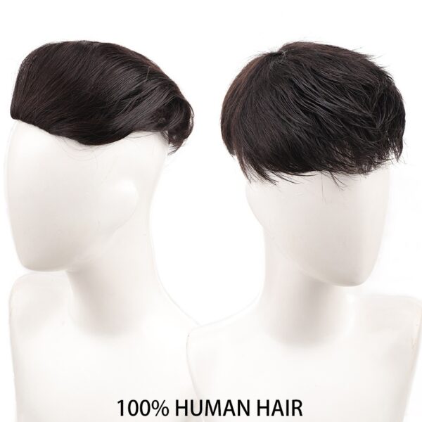 Men's Wig Big Back Head Aircraft Head Invisible Hair Supplementing Piece - Image 9