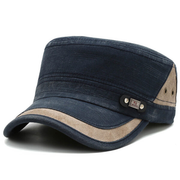 Casual Flat Hat Men's Youth Spring And Autumn Outdoor Casual Sun-proof Versatile Male Hat Short Brim - Image 3