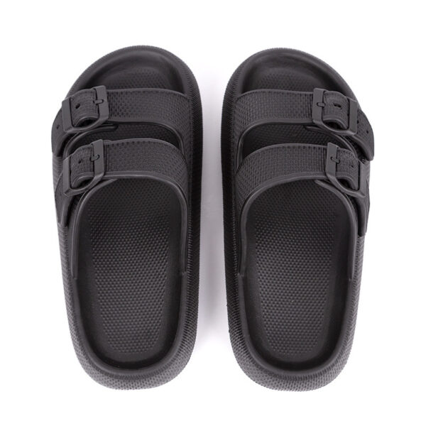 Platform Slippers Women's Summer Buckle Home Shoes Fashion Outdoor Wear Soft Bottom Sandals - Image 9