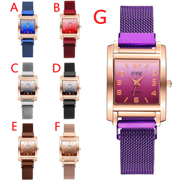 Magnetic buckle casual quartz female watch - Image 3