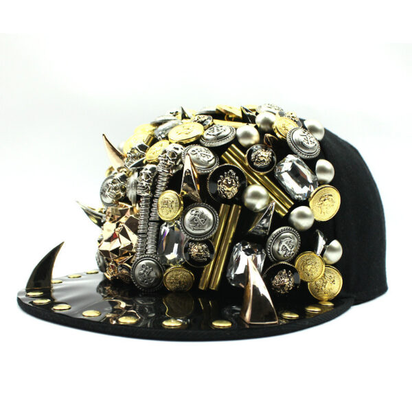 Magic Claw Leopard Head Multi-rivet Sewing Hip Hop - Image 10