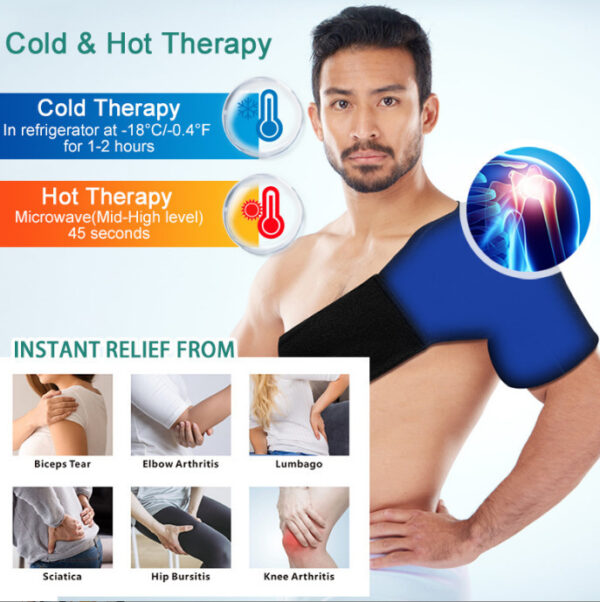 Multi-part Cold And Hot Compress Shoulder Pad Hip Pad Knee Pad Solid Gel Bag Multi-purpose Multifunctional - Image 5