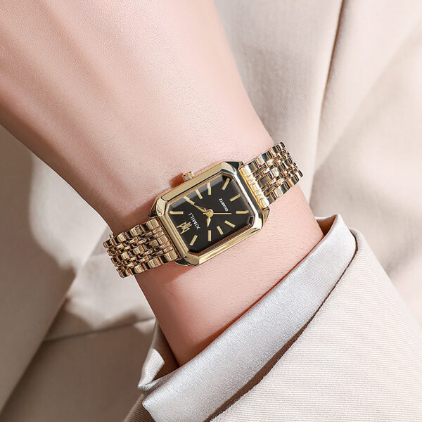 Fashion Simple Square Steel Strap Women's Watch - Image 10