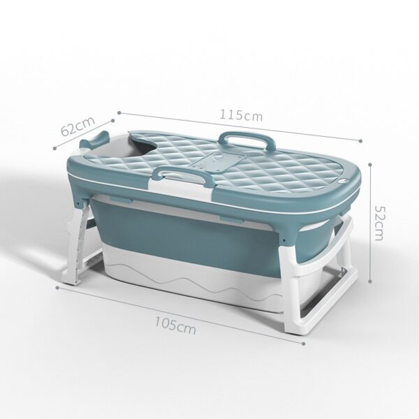 Folding Bath Tub Bath Household Bath Thickened Plastic - Image 3