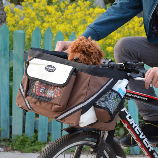 Portable Dog Bicycle Carrier Seat for small dog. - Image 6