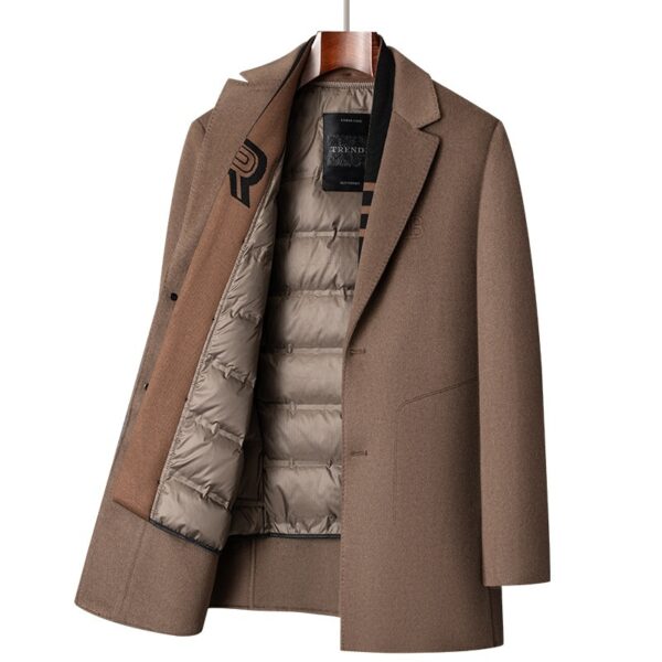 Woolen Coat Men's Coat Mid-length Winter - Image 5