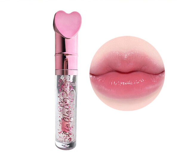 Love Heart-shaped Color Changing No Stain On Cup Lip Lotion Moisturizing - Image 4