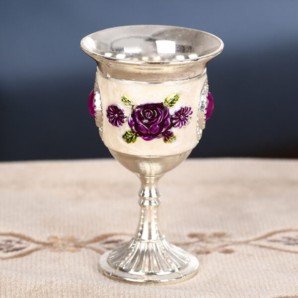 Russian Court Style Metal Spirit Glass - Image 2