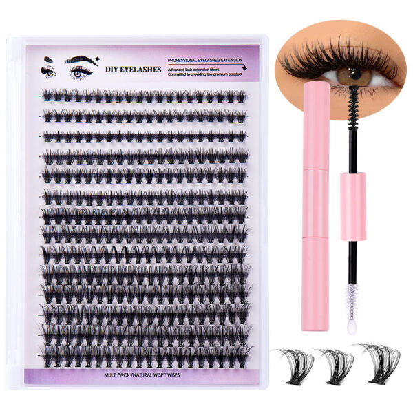 Segmented Natural Thick Individual False Eyelash False Eyelashes - Image 4