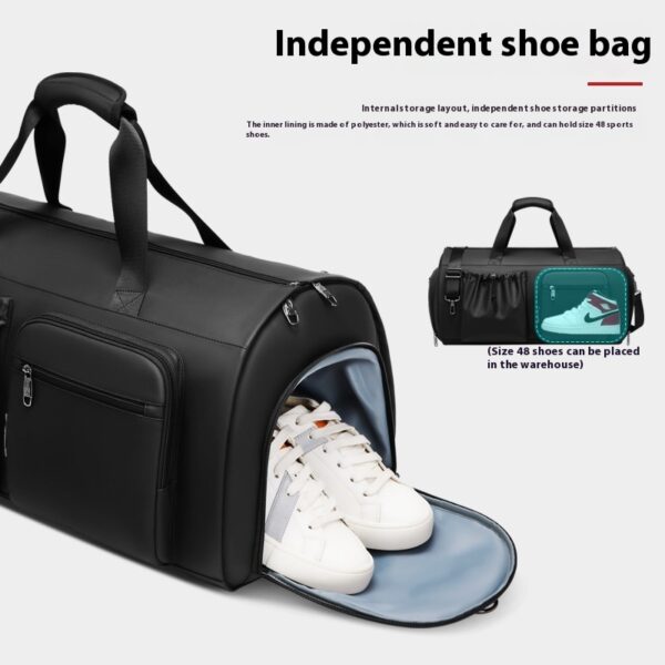 High Quality Waterproof Suit Bag For Men Large Capacity Travel Bag With Shoe Compartment Dry And Wet Separation Travel Organizer - Image 3