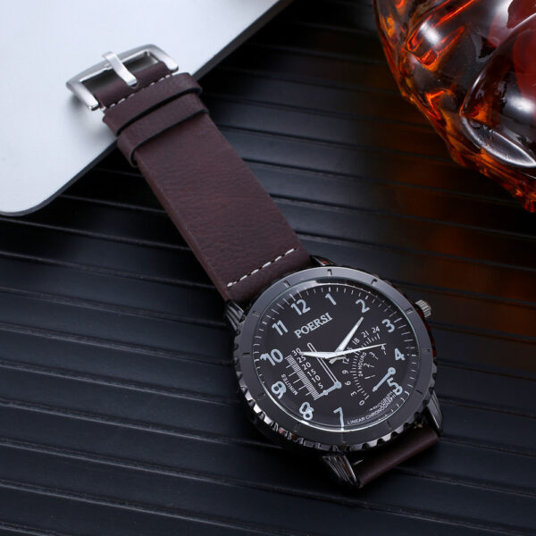 Quartz Watch Elegant Belt Wallet Glasses Set - Image 10