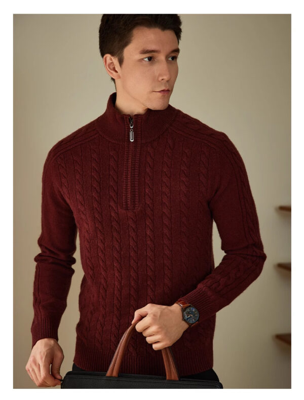 Pure Wool Twisted Sweater - Image 3