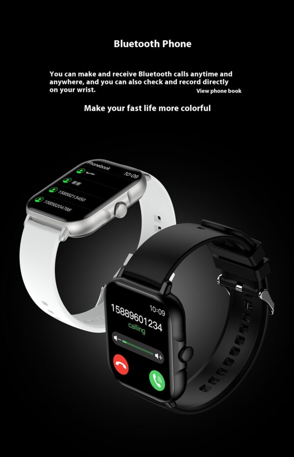 Bluetooth-compatible Calling Smart Watch Message Reminder Sports Heart Rate Sleep Monitoring - Image 5