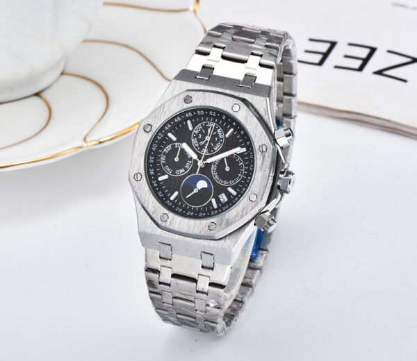 Men's Fashion Seven-pin Work Quartz Watch - Image 4