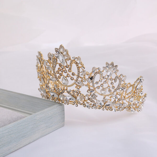 Flower Horse Eye Atmospheric Bride Crown Photography Birthday Show Tiara - Image 6