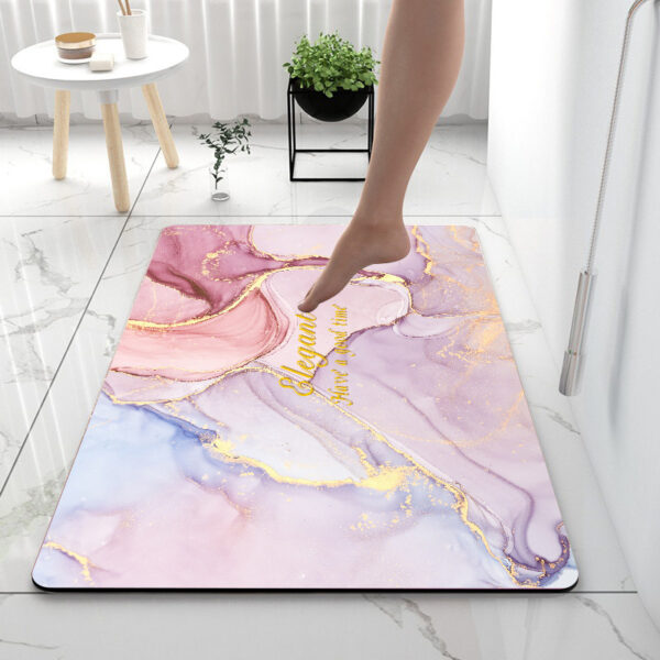 Home Gadget Anti-Slip Mat Super Absorbent Bathroom Floor Mat Diatom Mud Suitable For Kitchen Toilet - Image 5