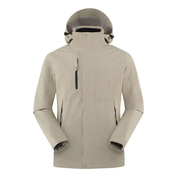 Full Heat Seal Shell Jacket Three-in-one Windproof Outdoor - Image 5