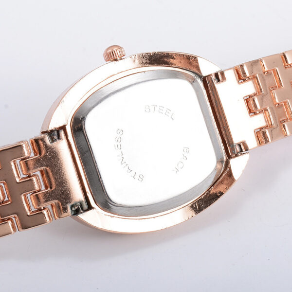 Women's Fashion Casual Oval Dial Diamond Quartz Watch - Image 4