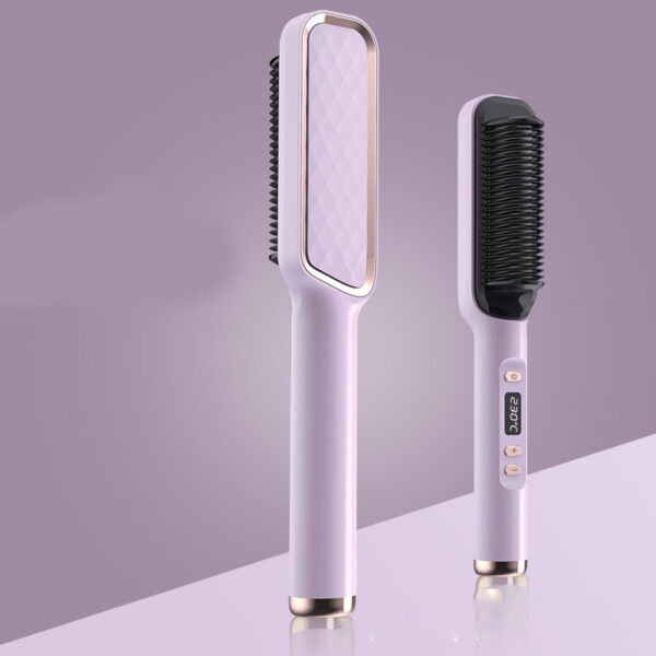 Profissional Hair Straightener Brush Electric Hot Comb Anti-scalding Ceramic Hair Curler Straightening Heating Combs Heated Hair - Image 3