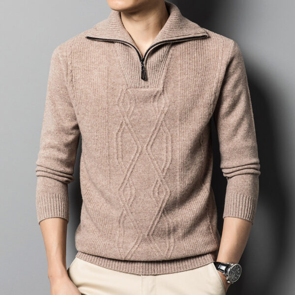 Middle-aged Thick Thermal Knitting Base Clothing - Image 9