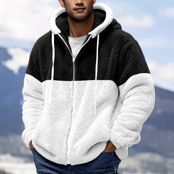 Men's Double-sided Fleece Thermal Jacket - Image 9