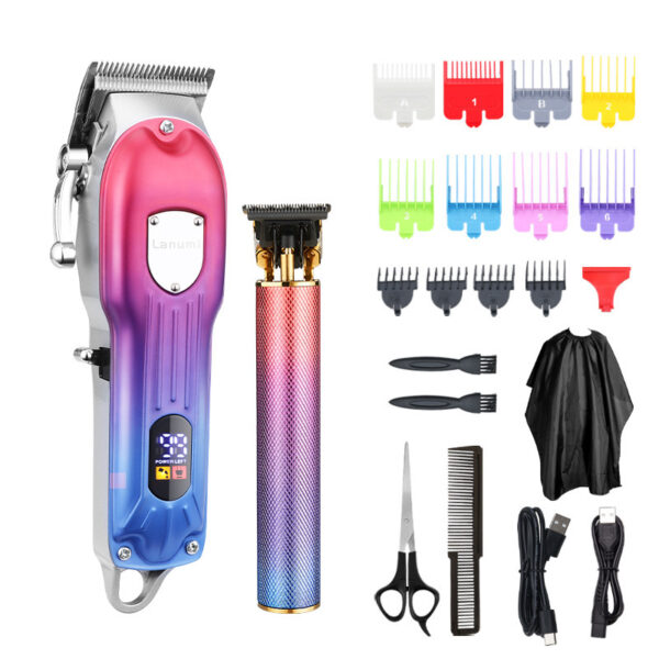 Professional Electric Hair Clippers And Engraving Clippers 2 In 1 Haircut Combo Set - Image 3