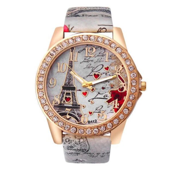 New Vintage Paris Eiffel Tower Women's Quartz Watch Women Girls Ladies Students Casual Wristwatch Relojes - Image 8