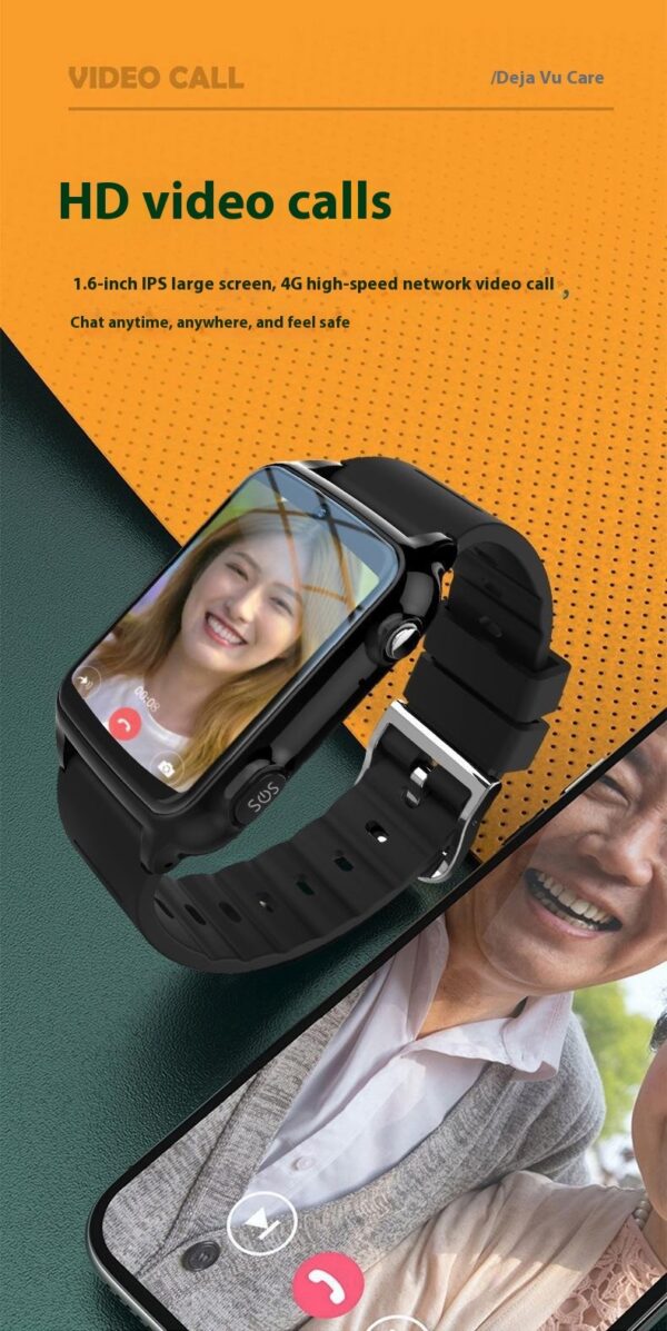 Elderly 4G All Netcom Smart Positioning Anti-Lost Watch - Image 5