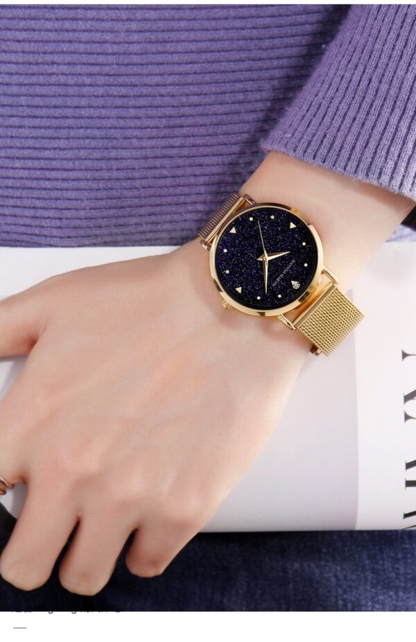 Women's Waterproof Starry Simple Quartz Watch - Image 9