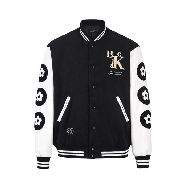 Men's Loose Baseball Jacket High Street Coat - Image 3