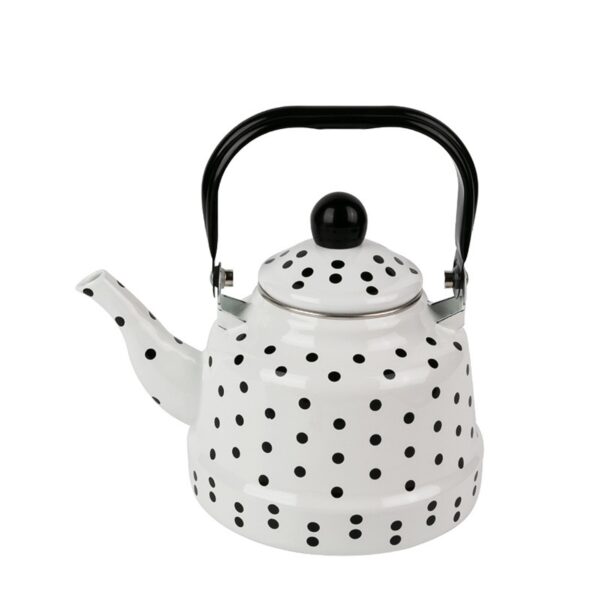 Enamel 5L Teapot Enamel Pot Enamel Pot Kettle For Induction Cooker - Image 6