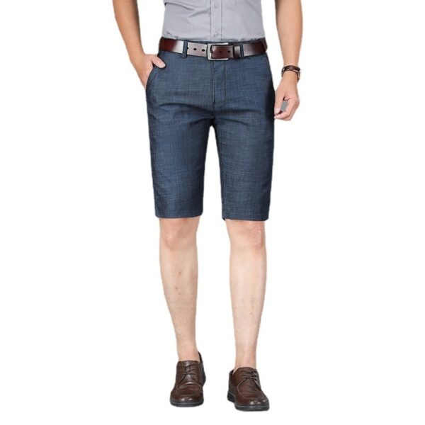 Summer Men's Loose Thin Denim Shorts - Image 10